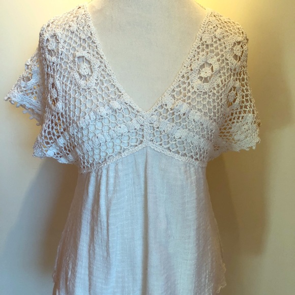 Love Stitch Tops - Love Stitch Crochet Top Sz S
